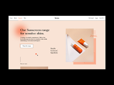 Power Hour // 04 — Avène clean interface light ui minimal product design product page typography ui ui design ux web web design website website design