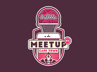 Dribbble Cape Town Meetup - Badge