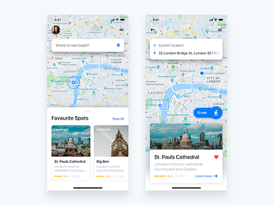 Daily UI #020 Location Tracker 20 app clean daily ui light location tracker mobile mobile app travel travel app ui user interface