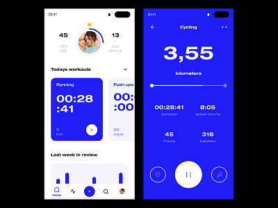 Daily UI #41 // Workout Tracker