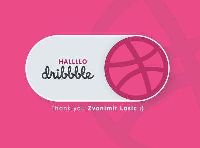 Dribbbble Welcome dribbbble illustrator thankyou welcome