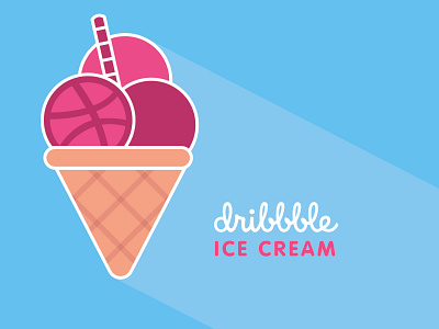 Ice Cream 4 Dribbbble graphic graphicdesign illustrator illustrator cc randomgraphic