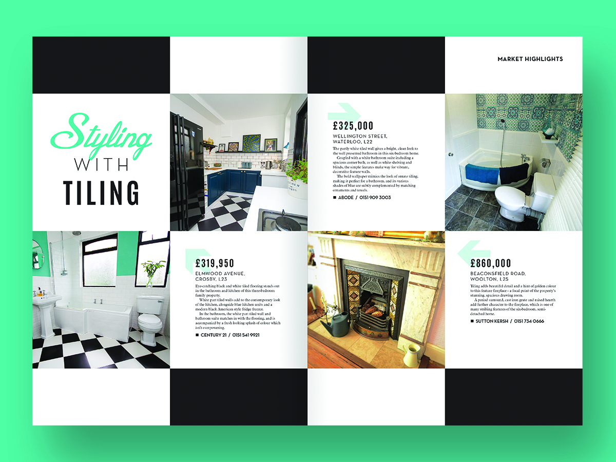 Magazine Feature Tiled Floors By Mark Iddon On Dribbble