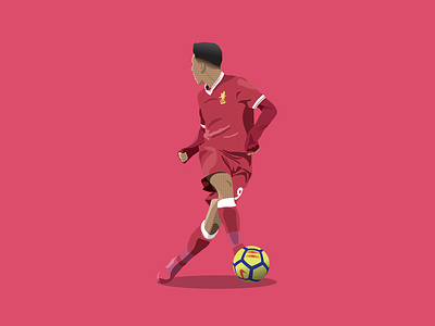 Bobby Firmino action bobby bobby firmino football goal illustration lfc liverpool liverpool fc no look player soccer