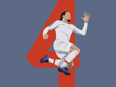 Virgil van Dijk 4 action bayern munich celebration celebrations champions league football football designs football kit goal jump jumping lfc liverpool liverpool fc motion player soccer van dijk vvd