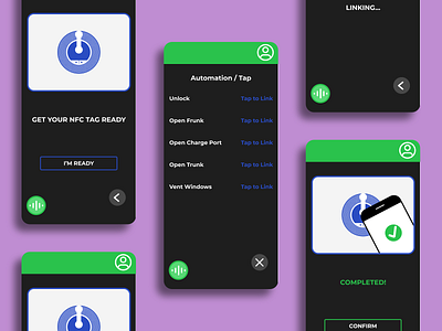 NFC Programmer app aptera branding design ui ux