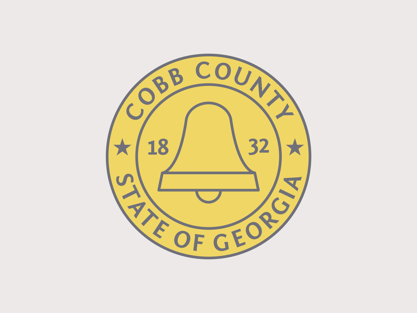 Cobb County Georgia Seal, GA County Logo Digital Vector , 53% OFF