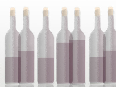 Wine bottles illustration wine