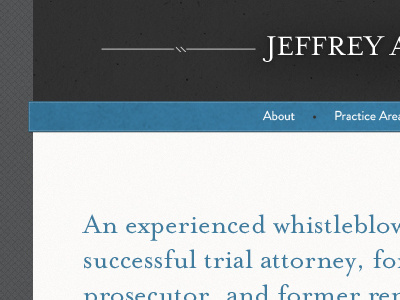 Attorney website design web