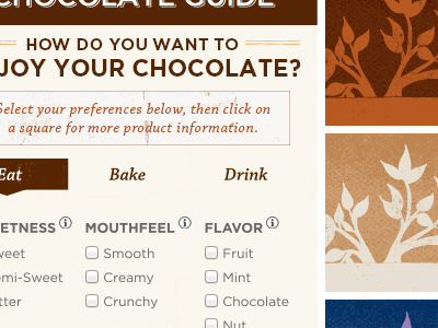 Chocolate Guide, Equal Exchange interactive web