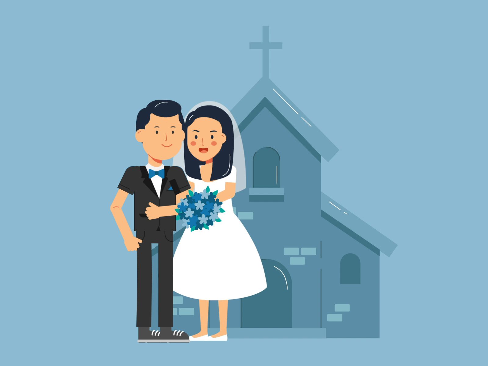 Wedding Kiss by Syril Bobadilla on Dribbble