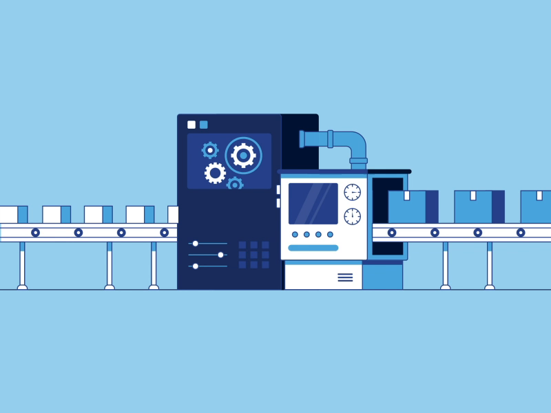 Factory machine by Syril Bobadilla on Dribbble