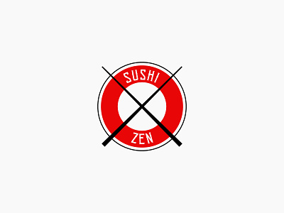Sushi Zen - 30 Day Logo Challenge LogoCore 30daychallenge 30daylogochallenge logo logo design logocore sushi sushizen