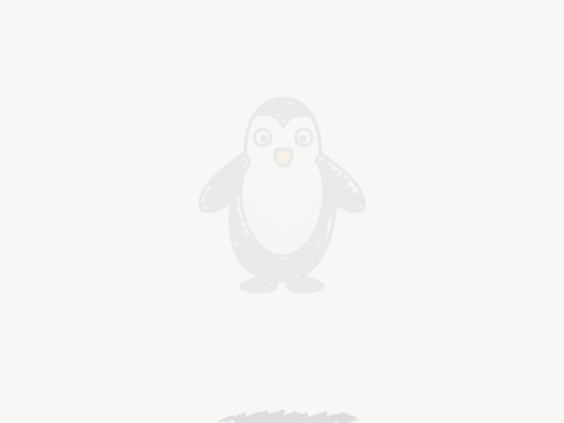 Pingui animation black draft gif gray ice illustration penguin pixel vector white