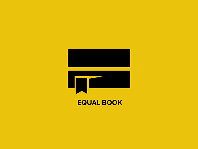 Equal Book black book branding equal logo yellow