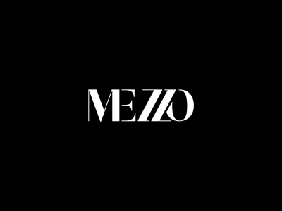 Mezzo clothing custom type fashion identity logo logotype type website update