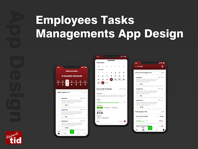 Task Management App Design task management app design. ui ux