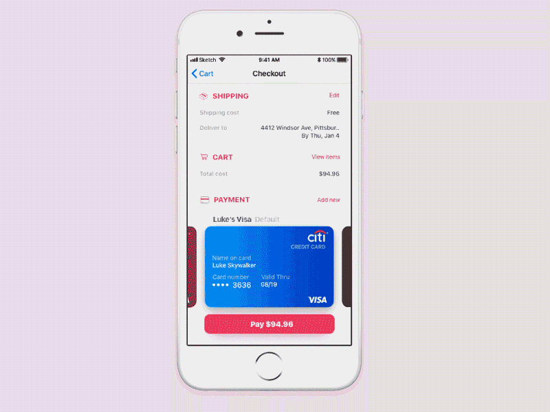 Credit Card Checkout credit card daily ui e commerce ui ux