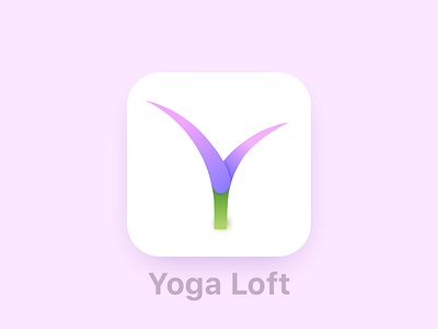 App Icon app icon daily ui design gradients sketch ui yoga yoga loft