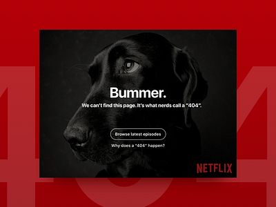 404 Dribbble 404 daily ui design netflix sunday designs ui ux