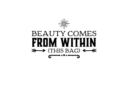 Beauty Comes From Within - 1 crafts design digital diy htv vinyl illustration makeup svg typo typography vector vinyl