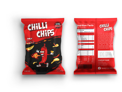 Potato Chips Packaging design