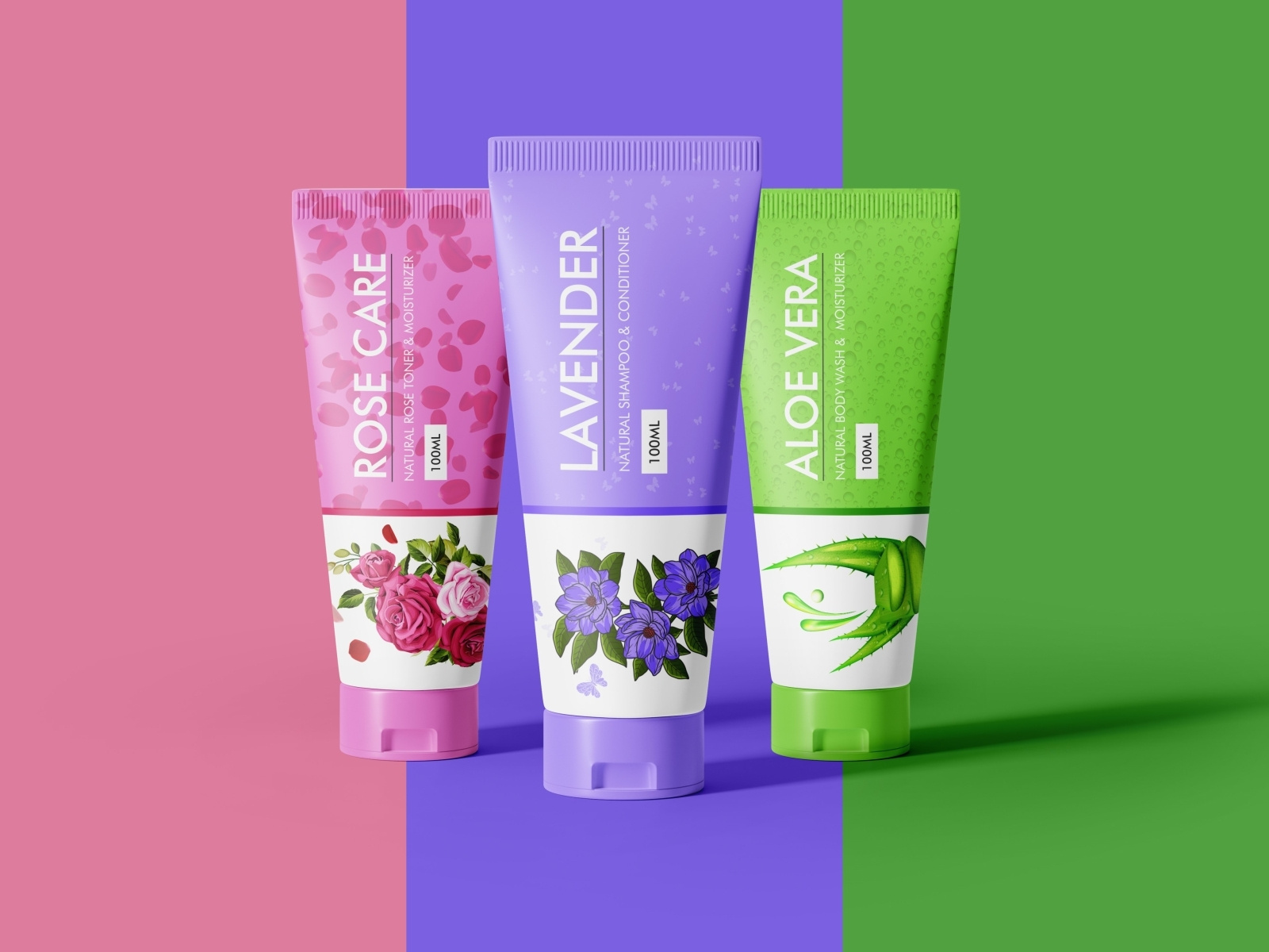 Minimal Cosmetic Tube Label Design by Abdul Kader on Dribbble