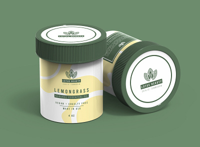 Elegant Minimalist Cosmetic Jar Label Design clean design cosmetic jar elegant label jar label luxury label minimalist label tube label