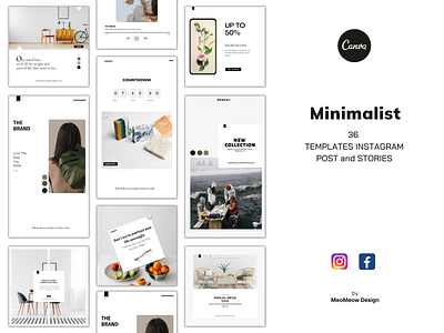 Minimalist instagram templates branding canva canva template engagement post facebook template graphic design instagram post instagram stories instagram templates minimalist instagram neutral templates social media social media template social media templates ui