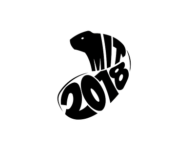 MIT 2018 beaver black design logo mit tech