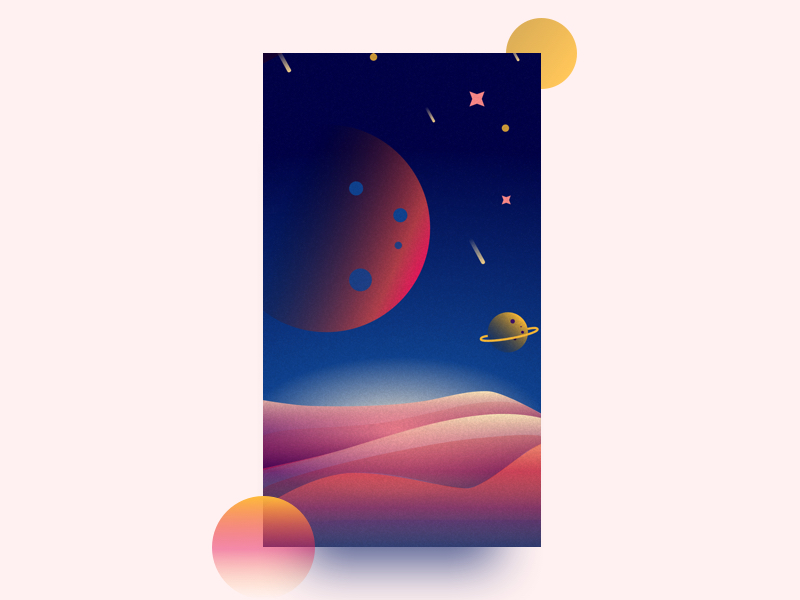 Wallpaper Illustrations for Iphone 8 Plus illustration planet sketch wallpaper
