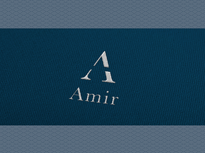 Amir Logo Design branding graphic design logo minimalism mockup simplicity typography