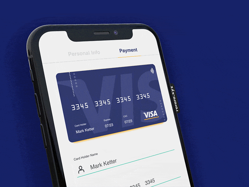 Daily UI - Credit Card Checkout Screen