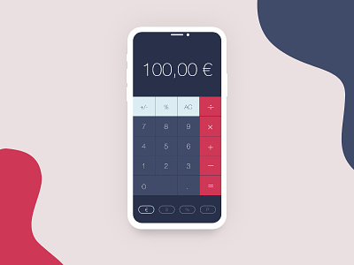 Daily UI - Calculator Screen app app design design icon product design productdesign ui ux uxui