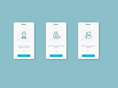 App Onboarding Screens for Medical App +Besser