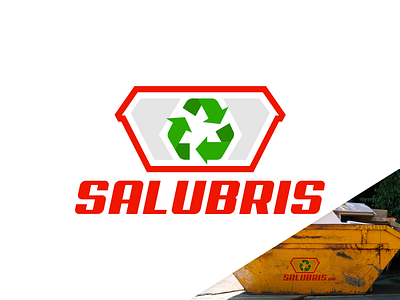 Salubris company logo skip skip container skip hire trash waste waste management waste removal
