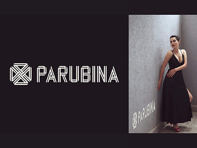 PARUBINA designer fashion letters logo type