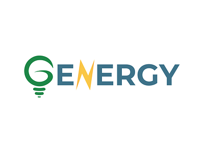 Genergy company electrical electrician electricity energy engineering g g letter green logo
