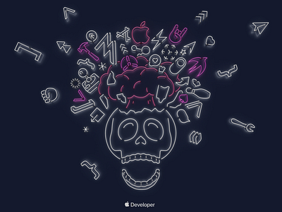 Skull Wallpaper WWDC19