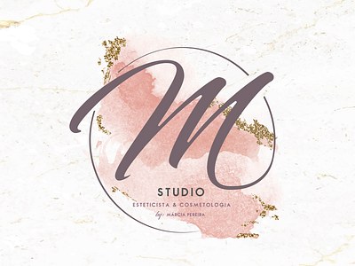M Studio Cosmetic by Márcia Pereira branding communication design graphic illustration logo typography vector