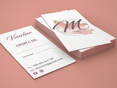 M Studio Cosmetic by Márcia Pereira Business Cards