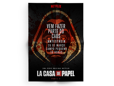 Key Visual for Netflix series La Casa de Papel Invite