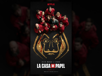 Key Visual for Netflix series La Casa de Papel