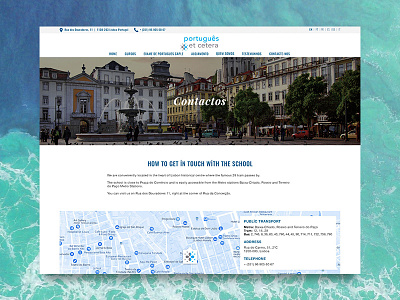 Website Responsive Page - Português Et Cetera