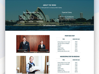 Enjoy Australian Website homepage detail