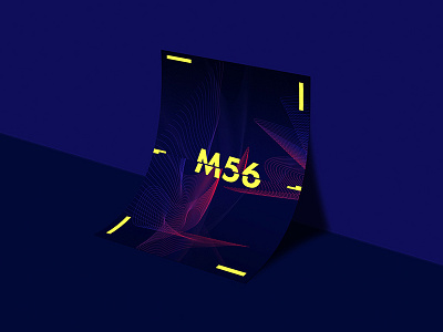 M56 colorful poster testing ambiance