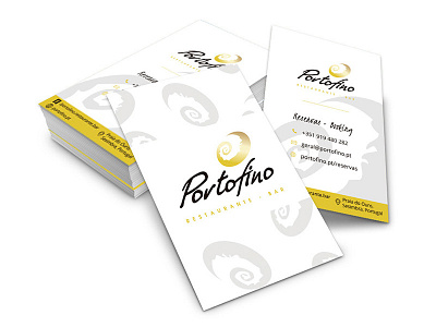 Business Cards Design of Restaurant Portofino