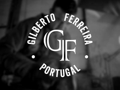 Logo of Gilberto Ferreira Portugal knife maker Blacksmith blacksmith brand branding communication design graphic illustration logo typography