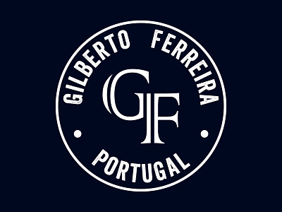 Logo of Gilberto Ferreira Portugal knife maker Blacksmith blacksmith branding communication design graphic icon knife knife maker logo logo design maker making stamp typography vector