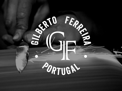 Gilberto Ferreira Portugal knife maker Blacksmith Photo logo blacksmith branding communication design graphic icon knife knife maker logo maker mockup typography vector